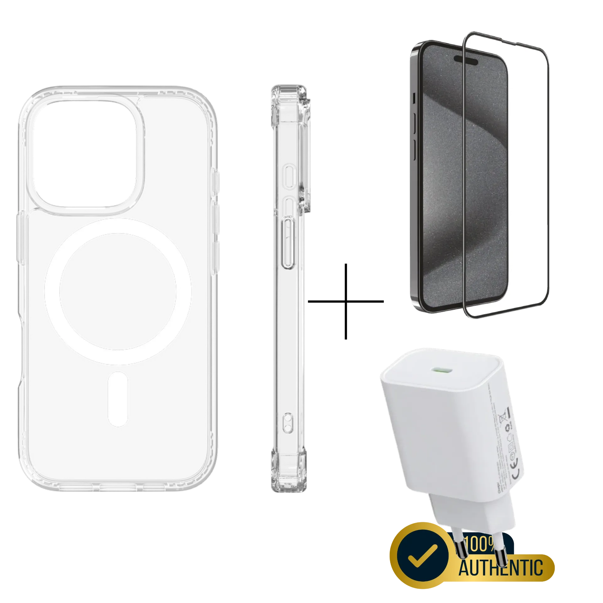 Bundle Cover+Pellicola+Alimentatore Originale