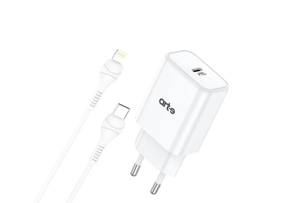 Kit ricarica USB-C - Lightning 20w Artɘ